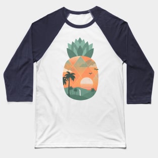 Tropical Gold Baseball T-Shirt